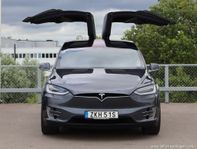 Tesla Model X 75D AWD Drag Luftfjädring S/V-hjul