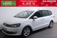 Volkswagen Sharan 2,0 TDI 184hk 4Motion Värmare Drag 7-sits