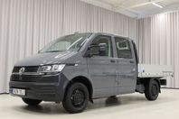 Volkswagen Transporter TDI Dubbelhytt Flak Drag Värmare Moms