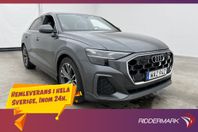 Audi Q8 50 TDI Quattro 286hk S-Line Cockpit Luft Drag MOMS