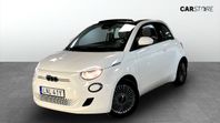 Fiat 500C 42 kWh 118hk|ICON|Carplay|Cabriolet|MOMS|