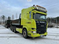 Scania R730 LB8X4*4HNB med SLP släp (Kassettekipage) SE VIDE