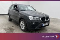 BMW X3 xDrive20d 190hk HiFi Navi Sensorer Drag Välservad