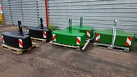 750/1000/1200/1400kg 3-PUNKTS FRONTVIKTER / BUMPER