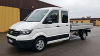 Volkswagen Crafter 2.0TDI Dubbelhytt 7-sits Chassi Flak 3.5m