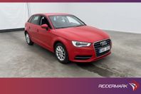 Audi A3 Sportback TFSI 122hk Comfort Farthållare Bluetooth