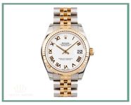 Rolex Datejust 31 G/S "White Roman, Jubilee, 178273" - 2018