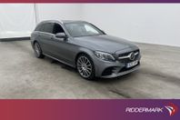 Mercedes-Benz C 200 T d AMG Pano Värm Burm 360° Cockpit Drag