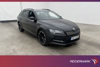 Skoda Superb iV Plug-in 218hk SportLine Värmare Cockpit Pano