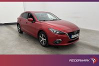 Mazda 3 Sport SKYACTIV-G 120hk Vision Navi Sensorer Keyless