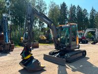 Bandgrävare Volvo Ecr50d Rototilt C-Smörj Värmare