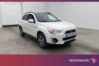 Mitsubishi ASX 2.2 150hk 4WD Pano B-Kamera Drag Skinn