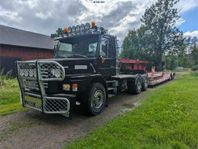 Scania 112H A-Traktor med maskintrailer (SE VIDEO)