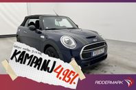 MINI Cooper S Cab 192hk Chili Excitement H/K N 4,95% Ränta