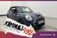 MINI Cooper S Cab 192hk Chili Excitement H/K N 4,95% Ränta