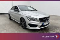 Mercedes-Benz CLA 200 Coupé AMG Pano P-Värmare Kamera Skinn
