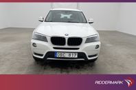 BMW X3 xDrive20d Navi Sensorer Keyless Rattvärme Välservad