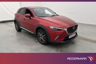 Mazda CX-3 2.0 120hk Optimum BOSE HUD Kamera Skinn Navi