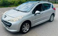 Peugeot 207 SW 1.6 VTi Automat, Nybesiktad, Lågmilare, Pano!