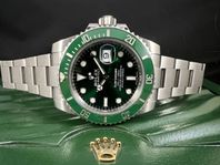 Rolex Submariner Hulk 40mm 116610LV  Fullset Toppskick 2017