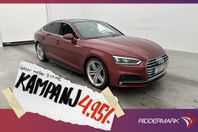 Audi A5 Sportback TFSI 190hk S-Line Pano Sensor 4,95% Ränta