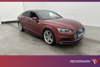 Audi A5 Sportback TFSI 190hk S-Line Pano Sensorer Låg-saktt