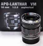 Voigtländer VM 50/2,0 APO-Lanthar Aspherical VM Leica