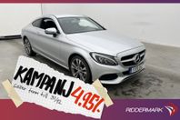 Mercedes-Benz C 200 Coupé 184hk Kamera Halvskinn 4,95% Ränta