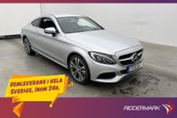 Mercedes-Benz C 200 Coupé 184hk Kamera H-skinn P-Sensor