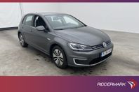 Volkswagen E-Golf 136hk Cockpit GPS CarPlay Sensorer