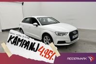 Audi A3 Sportback 30 TFSI Sensorer Adaptiv 4,95% Ränta