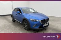 Mazda CX-3 SKYACTIV-G 120hk Optimum BOSE HUD Kamera Skinn