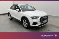 Audi Q3 35 TFSI 150hk Proline Cockpit Sensorer MOMS