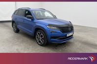 Skoda Kodiaq RS 4x4 240hk 7-sits Cockpit Canton Kamera Drag