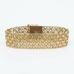 Armband X-länk med stav Guld 18K 52,4g