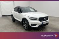 Volvo XC40 D4 AWD 190hk R-Design Pano H/K VOC Kamera Drag