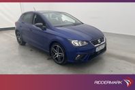 Seat Ibiza 1.0 EcoTSI 95hk FR-Sport Sensorer En-Bruk CarPlay