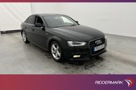 Audi A4 Sedan TFSI Quattro 225hk S-Line Sensorer