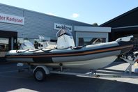 Zodiac Pro Open 550 Evinrude E-Tec 115 hk inkl. 80-trailer