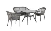 Teatime, liten mysig grupp i konstrotting o aluminium