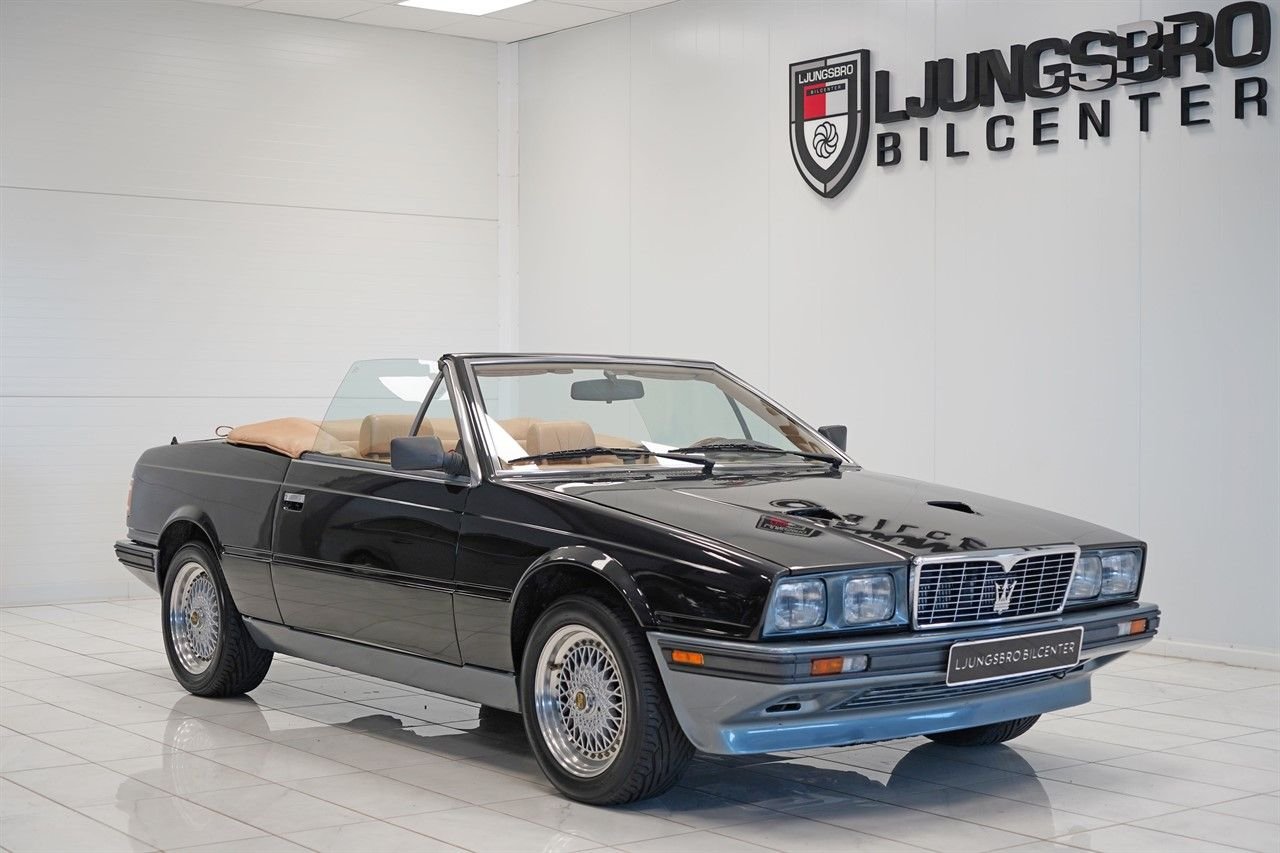 Maserati Biturbo Spyder 2.5 V6 Manuell, 5-trinn, 188hk, 1988