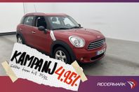 MINI Countryman 98hk Halvskinn Keyless Bluetoo 4,95% Ränta