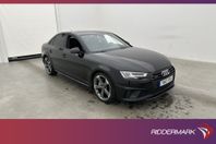 Audi A4 Sedan 40 TDI Q 190hk S-Line Kamera Halvskinn Keyless