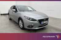 Mazda 3 Sport SKYACTIV-G 120hk Vision Navi Sensorer Lågskatt