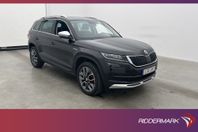 Skoda Kodiaq 4x4 190hk Scout 7-sits Pano Värm Canton Drag