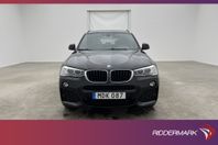 BMW X3 xDrive20d 190hk M Sport Pano Kamera HiFi Navi Drag