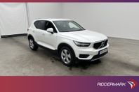 Volvo XC40 T3 163hk Momentum VOC Värm Rattvärme Sensorer