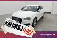 Audi A3 Sportback TFSI 116hk Proline Sensorer 4,95% Ränta