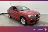 BMW X4 xDrive20d M Sport Fjärr-värm Navi Kamera Skinn Drag