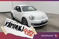 Volkswagen Beetle The TSI 200hk M/K-Värmare Sens 4,95% Ränta